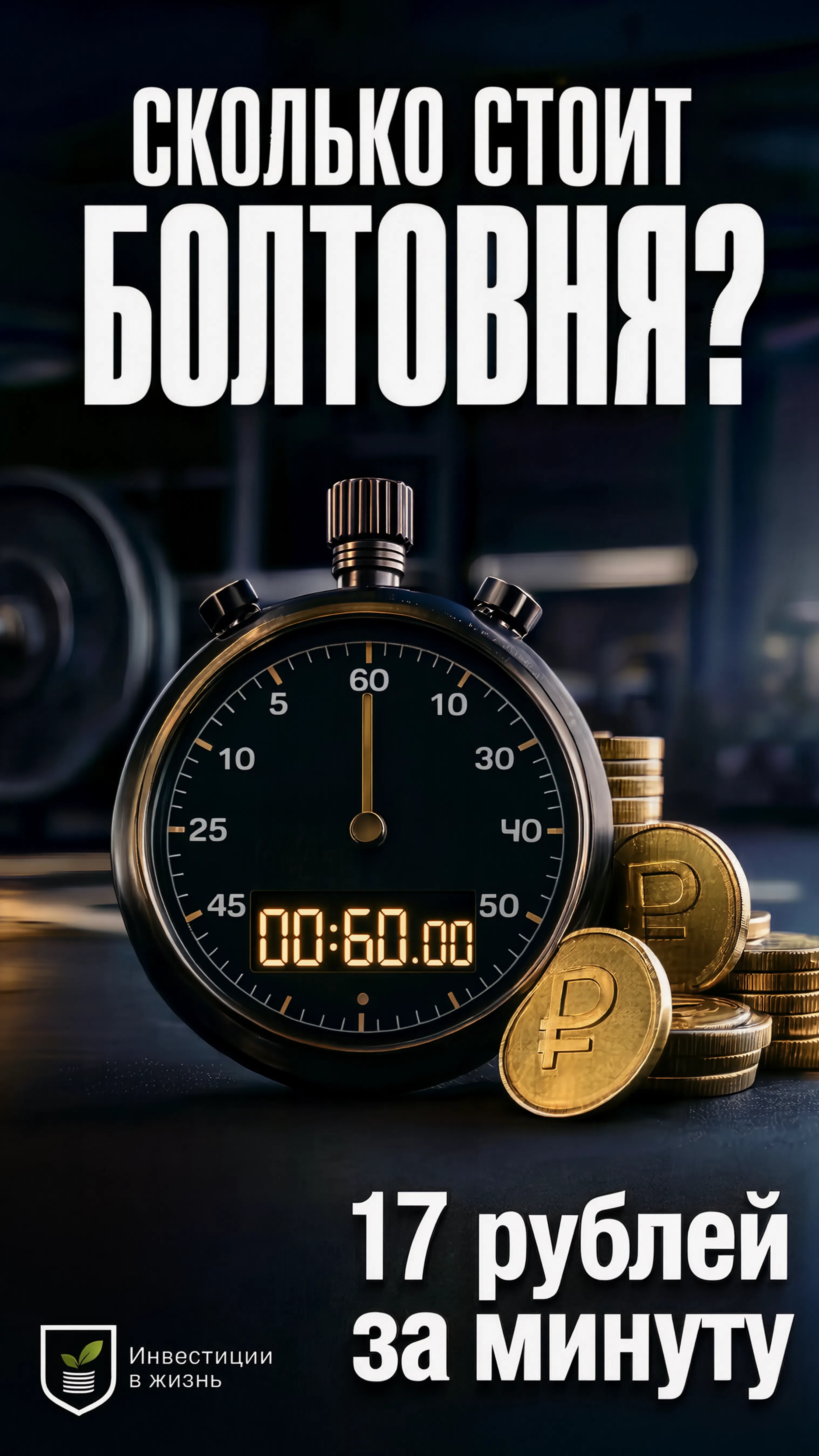 Сколько стоит минута пустой болтовни в зале? ⏱️