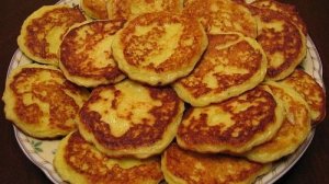 Оладьи с кабачком и творогом