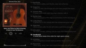 Nylon Jazz Guitar for Work & Evening – 2 Hours of Late 70s Romance