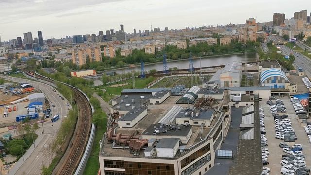 Москва. Район станции метро Технопарк