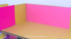 Постройте трехэтажный особняк с бассейном на крыше и гаражом ❤️ Миниатюрный картонный домик своими р