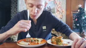 Мукбанг// Вареники С Картошкой И Салат Из Капусты Брокколи