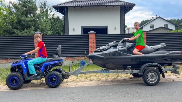 Поменяли мотоцикл и квадрик на водный мотоцикл. Брос Шоу смотреть онлайн