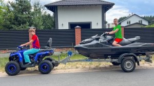 Поменяли мотоцикл и квадрик на водный мотоцикл. Брос Шоу