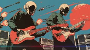 Daft Punk Rocket Funk Brigade 🪩🤖 ｜ Chill Disco, Synthwave, Electronic Funk, House Playlist