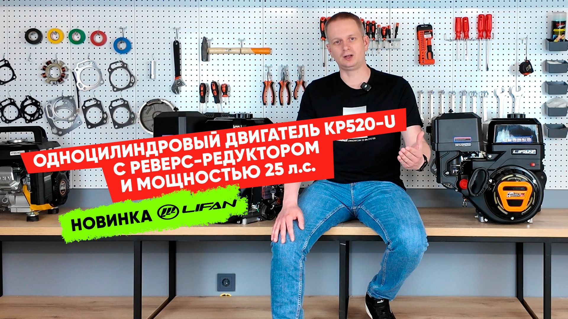 Одноцилиндровый двигатель с реверсом? Почему эта модель — новинка года от Lifan.