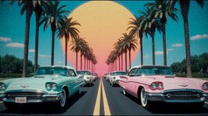 Road Trip to Miami with Your Best Friends 🍧 Happy Synthwave for Good Vibes