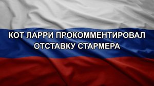 Кот Ларри прокомментировал отставку Стармера