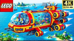 МОЩНЫЙ автоматический корабль LEGO Technic для моего аквариума! 🐟 | Забавный эксперимент Lego