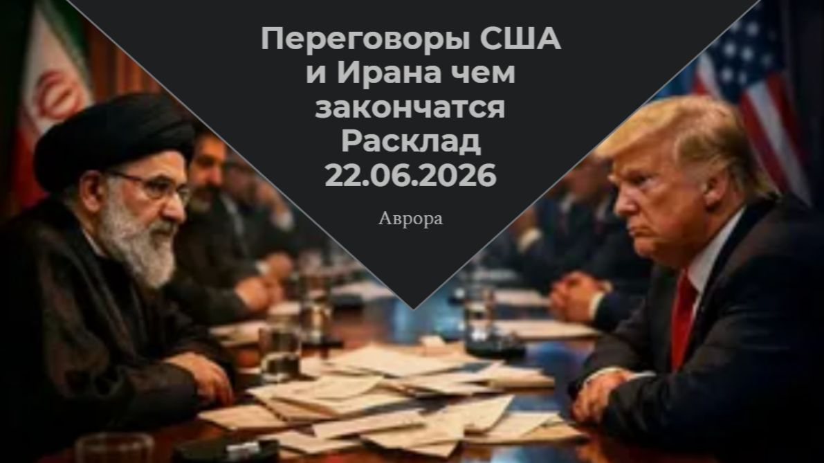 Переговоры США и Ирана чем закончатся Расклад 22.06.2026 смотреть онлайн