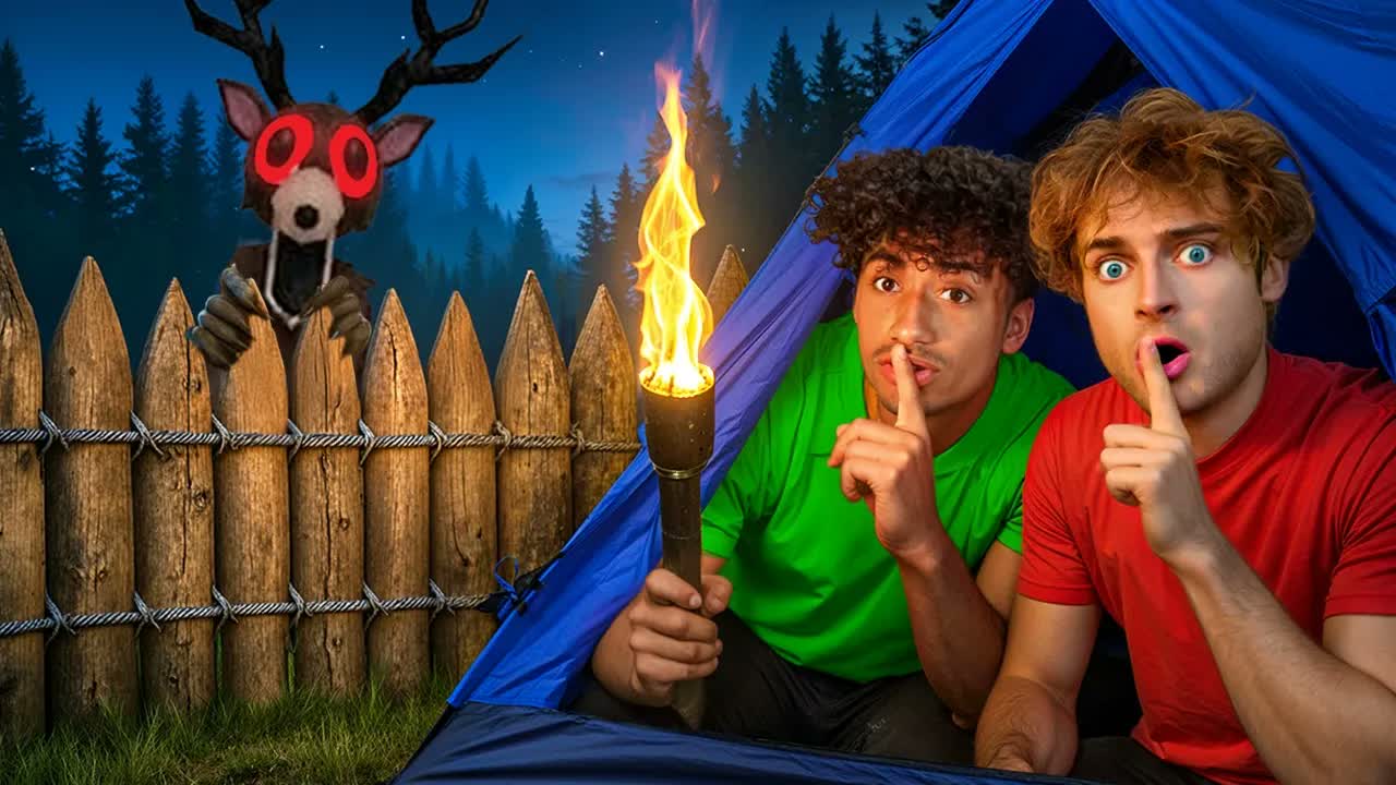 99 ночей в лесу в реальной жизни! (Роблокс)