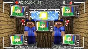 Я СПРЯТАЛСЯ В ТЕЛЕВИЗОРЕ ОТ ПОЛИЦИИ В МАЙНКРАФТ | Риколит Minecraft