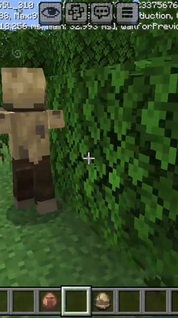 Житель VS отброс в minecraft | ДимА4 minecraft! #Shorts