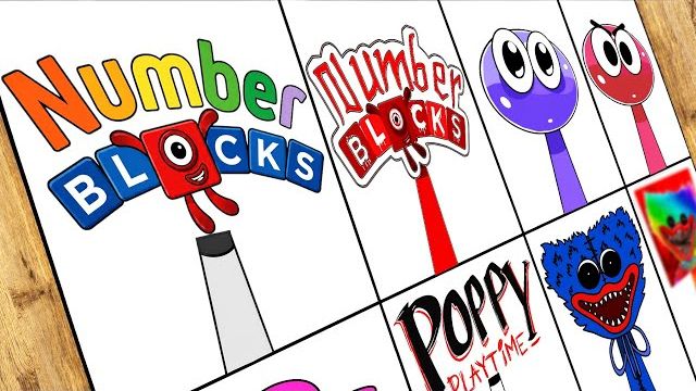 ОС СПРУНКИ ИЗ ИНКРЕДИБОКСА: РИСУЮ ЛОГО Numberblocks / ФАЗА 1 ПРОТИВ ФАЗЫ 2