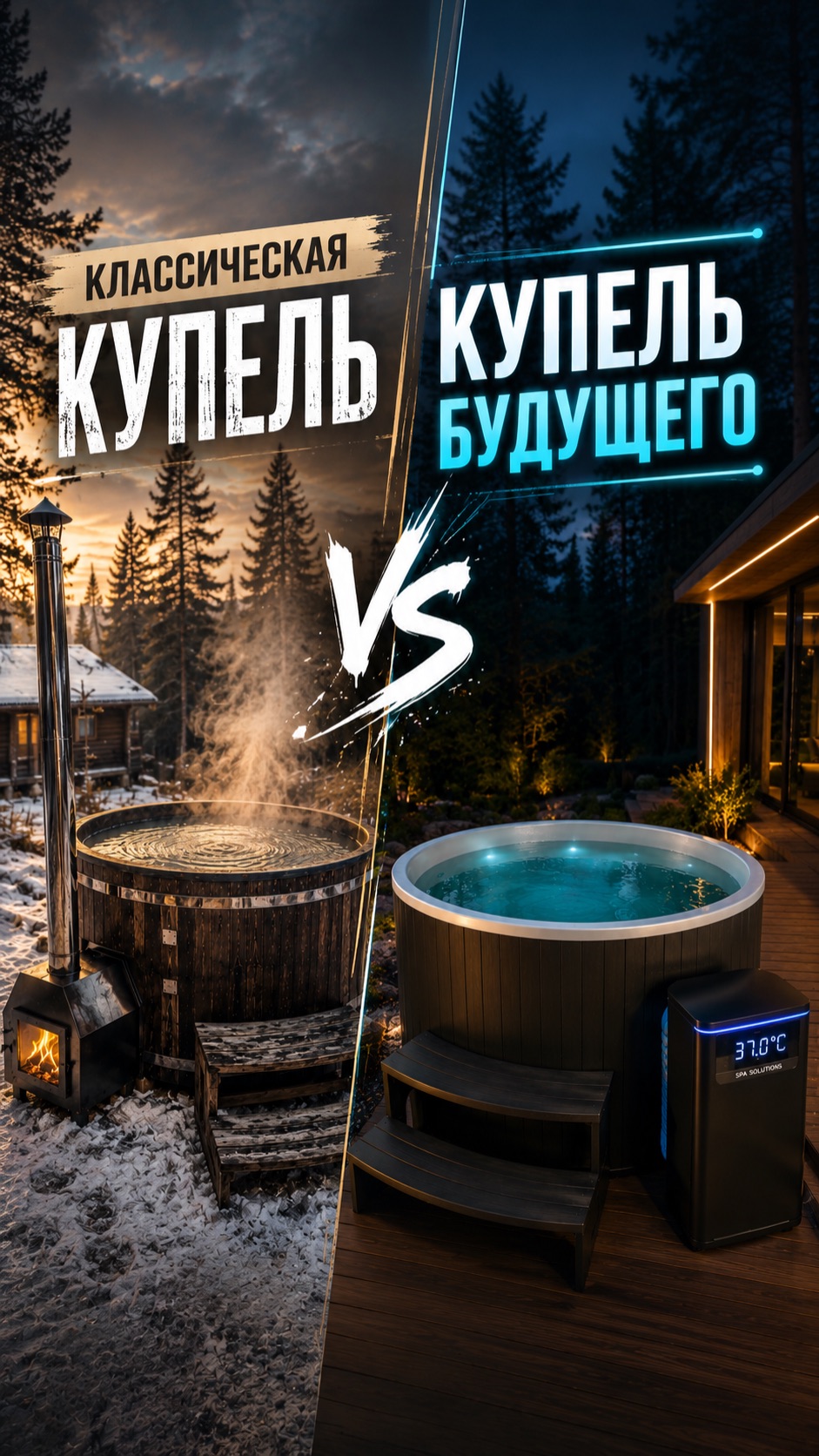 Классическая купель VS Купель будущего