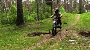 Прогулка на питбайках. Ищем новые маршруты
