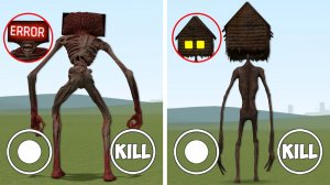 Я Стал ERROR Сиреноголовый vs Я Стал HOUSE Сиреноголовый в Garry's Mod!