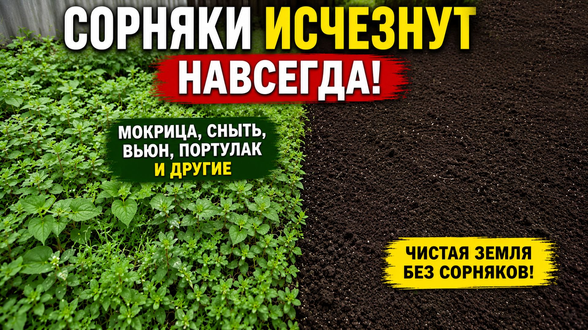 Сорняки исчезнут навсегда, просто полейте этим! смотреть онлайн