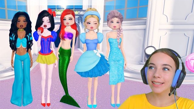 Я СДЕЛАЛА ПРИНЦЕСС ДИСНЕЙ в ROBLOX Dress To Impress смотреть онлайн