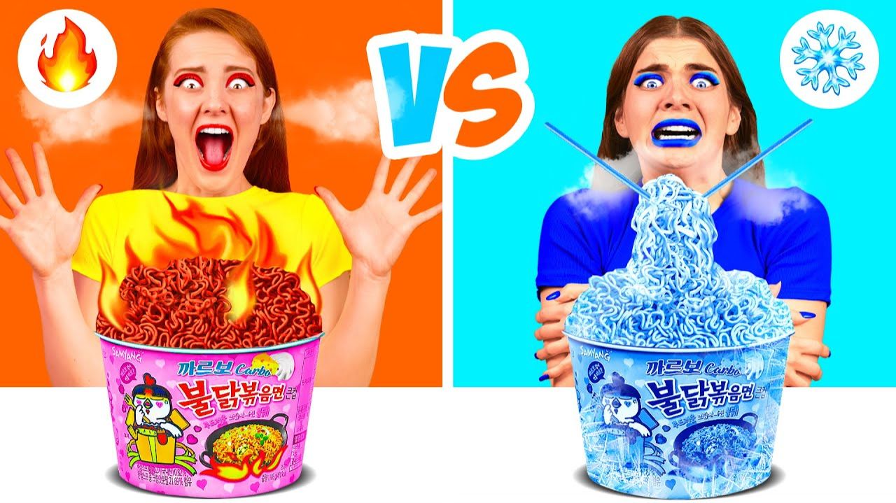 Холодная или Горячая Еда Челлендж # Смешные Моменты от Fun Challenge смотреть онлайн