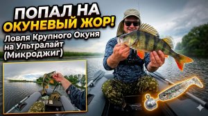 ПОПАЛ НА ОКУНЕВЫЙ ЖОР! Ловля Крупного Окуня на Ультралайт (Микроджиг)