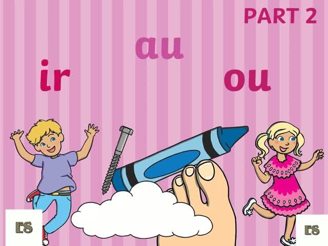 Чтение буквосочетаний Part 2 au ou ir с аудио смотреть онлайн