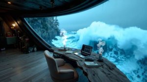 Ambient Deep Work ｜ Oceanic Waves for Intense Concentration and Productivity Flow State