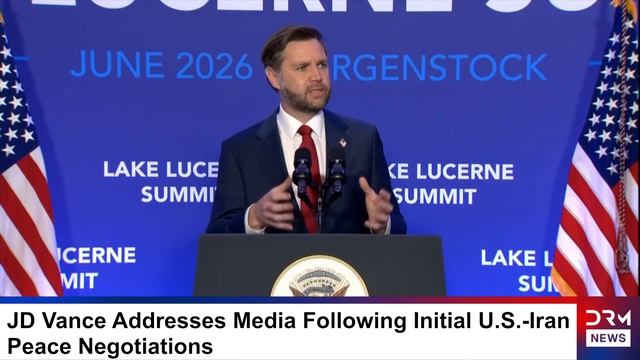 US Vice President J.D. Vance Says US-Iran Talks Made ‘Great Progress’ Despite Walk, June 22, 2026