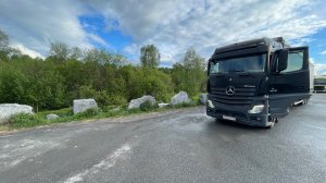 Началось всё с Анапы🤣 Заступил в смену, принимаю Mercedes, сплошной МАТ - выгрузка в ПОРТУ ПИТЕРА🚛