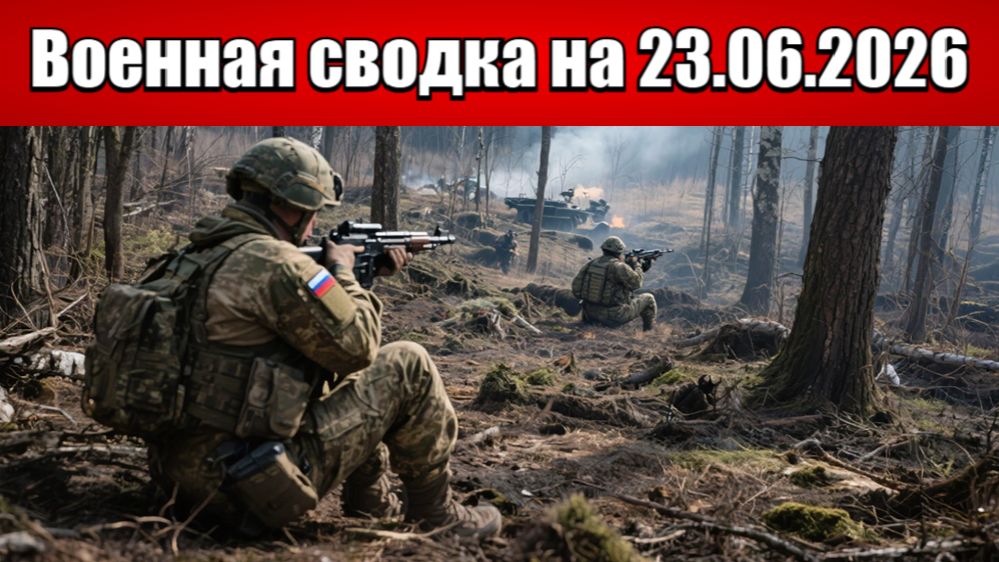 «Котёл для ВСУ: Российские силы закрепляются в Красном Лимане!»: Военная сводка на 23.06.2026 смотреть онлайн