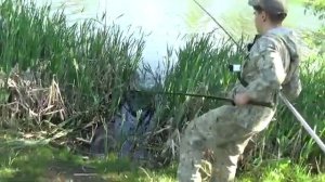Поклёвки КРУПНЫМ планом Летний боковой кивок.мормышка. ЖОР карася