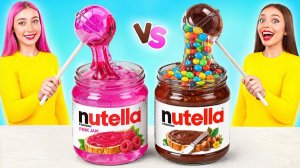 Жевательная Резинка vs Шоколадная Еда Челлендж # Съедобная Битва от DO