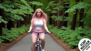 Веселая прогулка на велосипеде 🚴♀️ — лето, свобода и улыбки!
