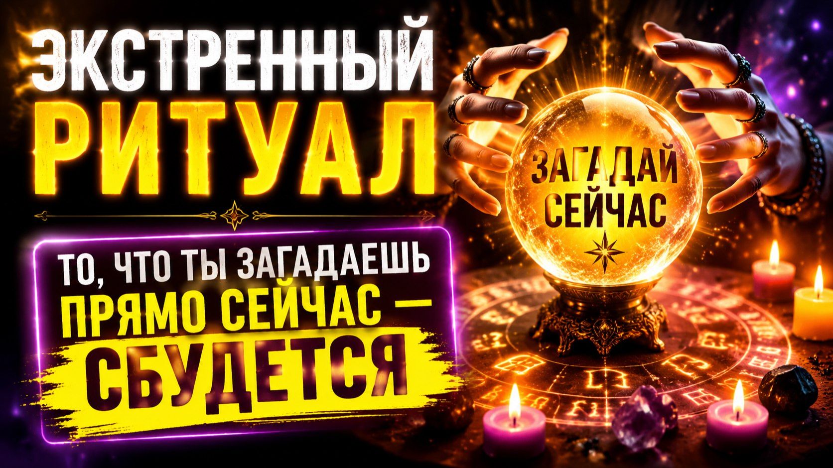 Экстренный ритуал. То, что загадаете прямо сейчас - СБУДЕТСЯ. смотреть онлайн