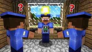 Я СПРЯТАЛСЯ ВНУТРИ ПОЛИЦЕЙСКОГО ОТ ПОЛИЦИИ В МАЙНКРАФТ | Риколит Minecraft