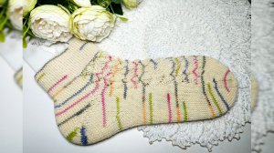 Ажурные носки коротышки 🧦