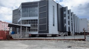 Норильск/ Недострой 1989 года/ Прогулка в ветряную погоду
