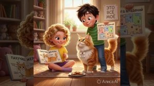 рыжий кот Персик мэйн-Кун
