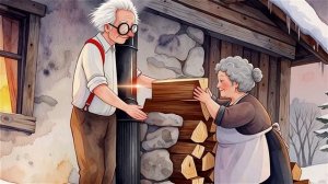 🪓🌲 ДЕД И БАБУЛЯ идут в лес за дровами: Хруст снега и аромат хвои!