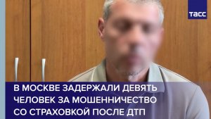 В Москве задержали девять человек за мошенничество со страховкой после ДТП