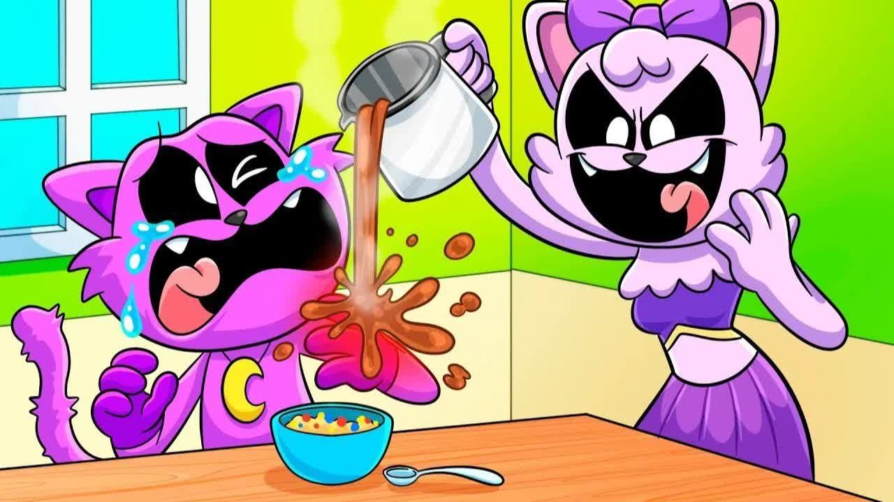 КОТ ДРЕМОТ - СЕМЕЙНЫЕ РАЗБОРКИ! Poppy Playtime 3 - Анимации на русском смотреть онлайн