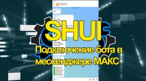[Обновлено] Подключение бота в МАКС к прошивке SHUI