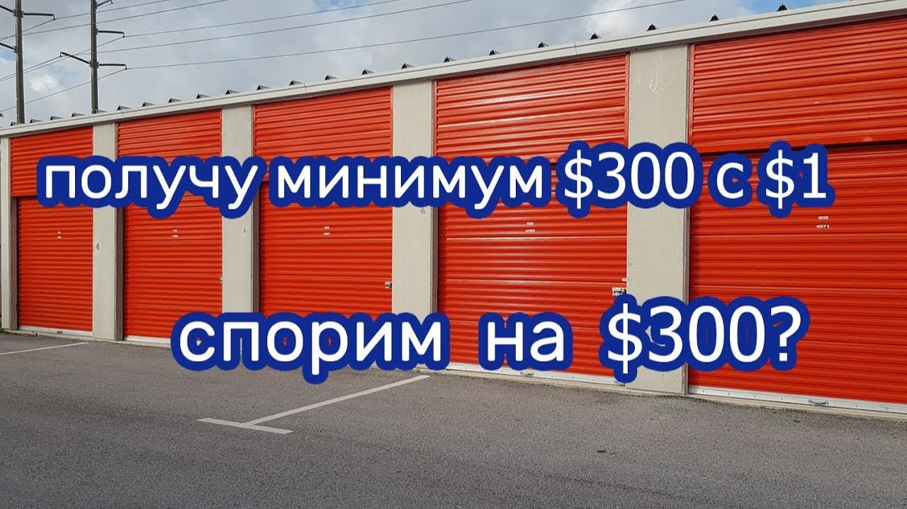 АУКЦИОН КОНТЕЙНЕРОВ В США / Спорим на $300, что получу минимум $300 с юнита в $1 смотреть онлайн