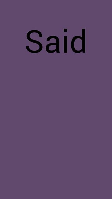 Как ты прочитаешь слово Said?