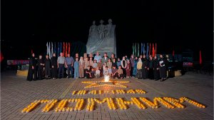 В Ботлихе прошла акция «Свеча памяти», посвящённая 85‑й годовщине начала Великой Отечественной войны
