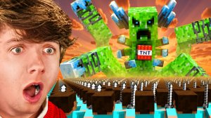 Титан Крипер против 1000 лучших игроков в Minecraft.
