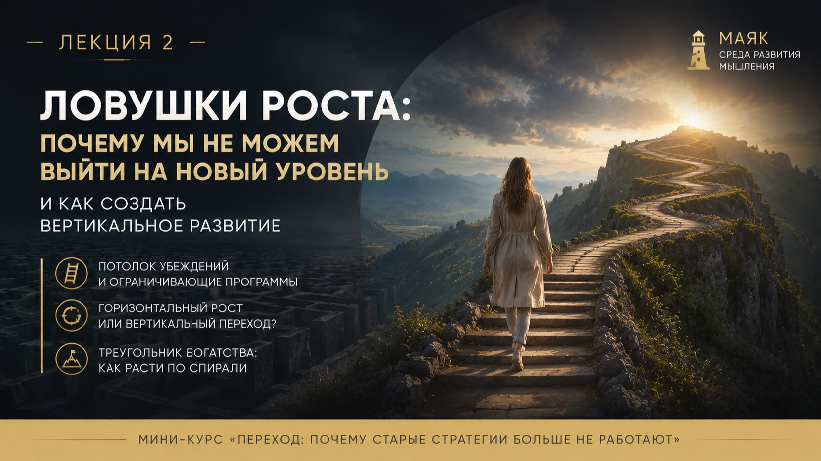 Ловушка роста: почему мы не можем выйти на новый уровень. Вторая лекция