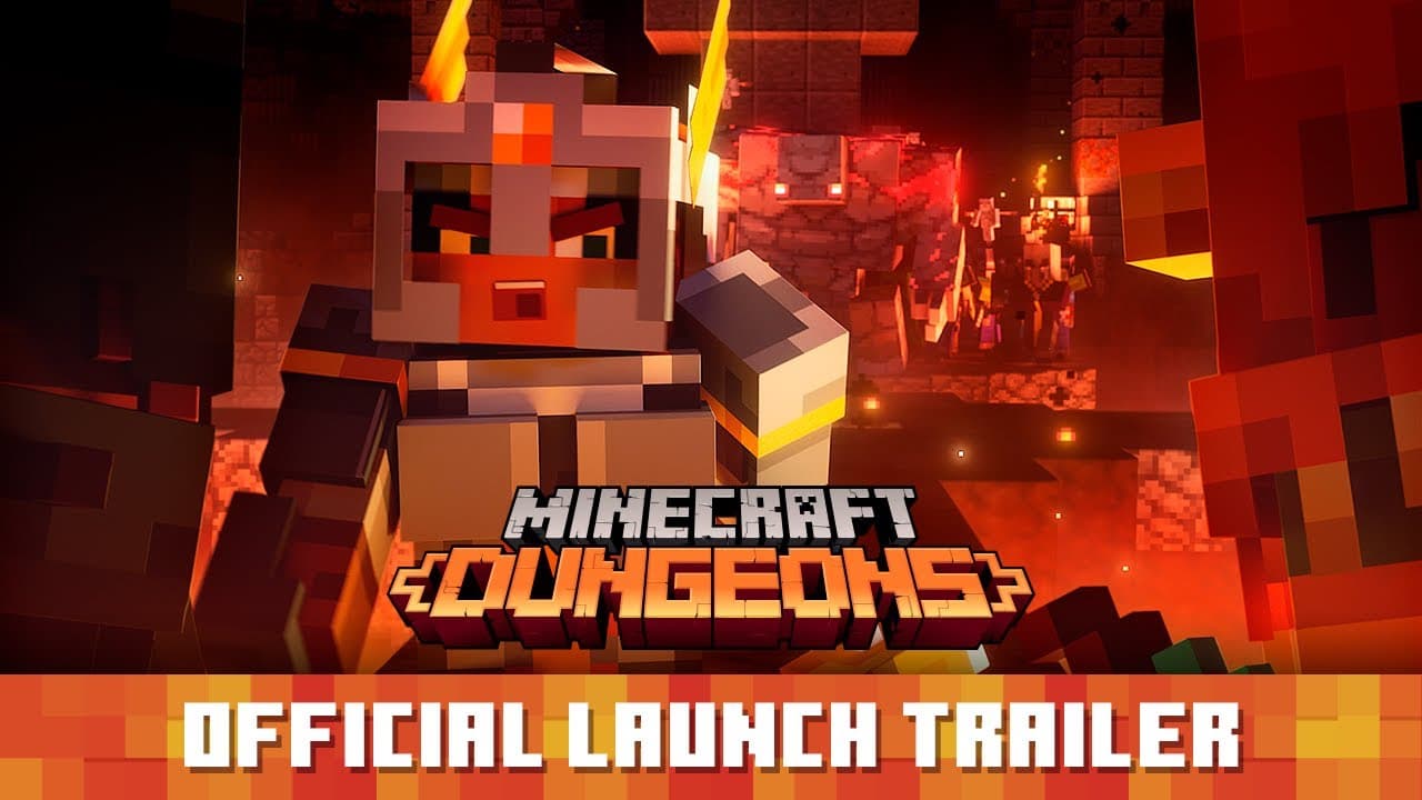 Minecraft Dungeons: Official Launch Trailer смотреть онлайн