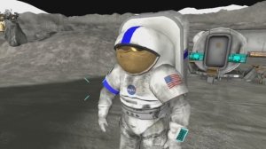 having an existential crisis on the moon