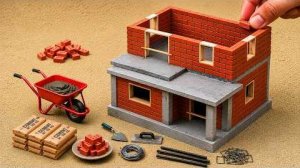 🧱🏠 Двухэтажный дом мечты в миниатюре! Мультики для детей, видео для детей